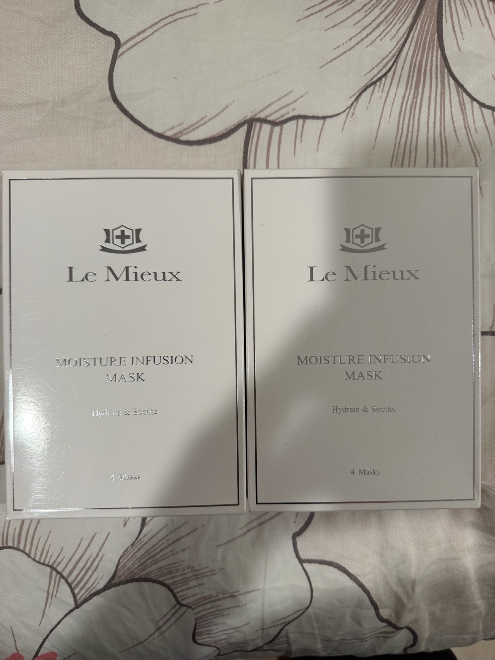 Le mieux Moisture Infusion Mask pack of two 4 each